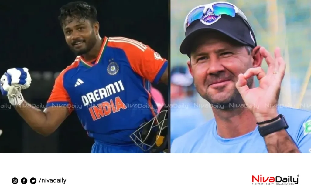 Ricky Ponting praises Sanju Samson