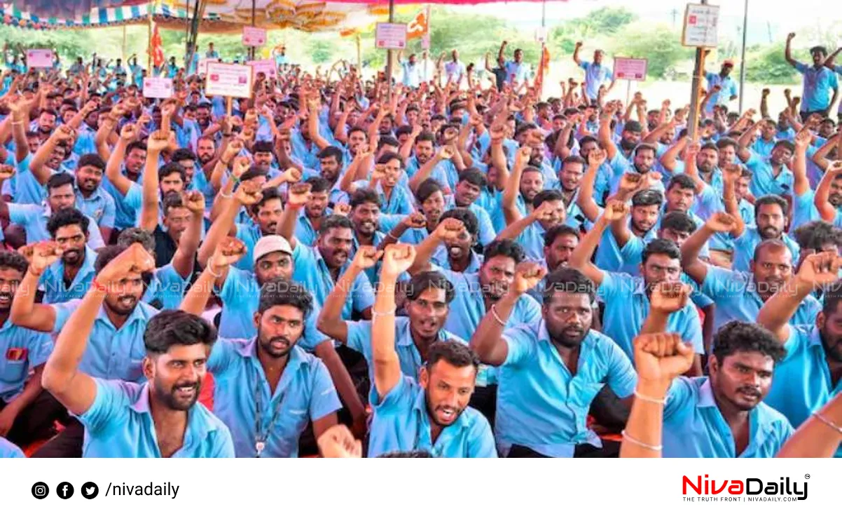 Samsung India workers strike