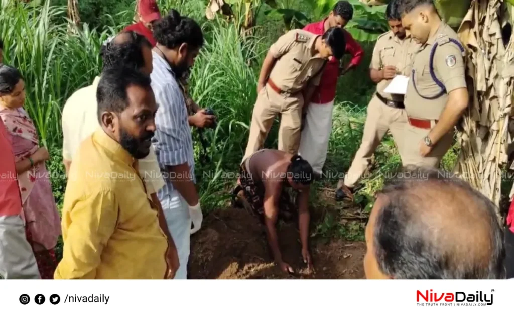 Newborn body buried Pothencode