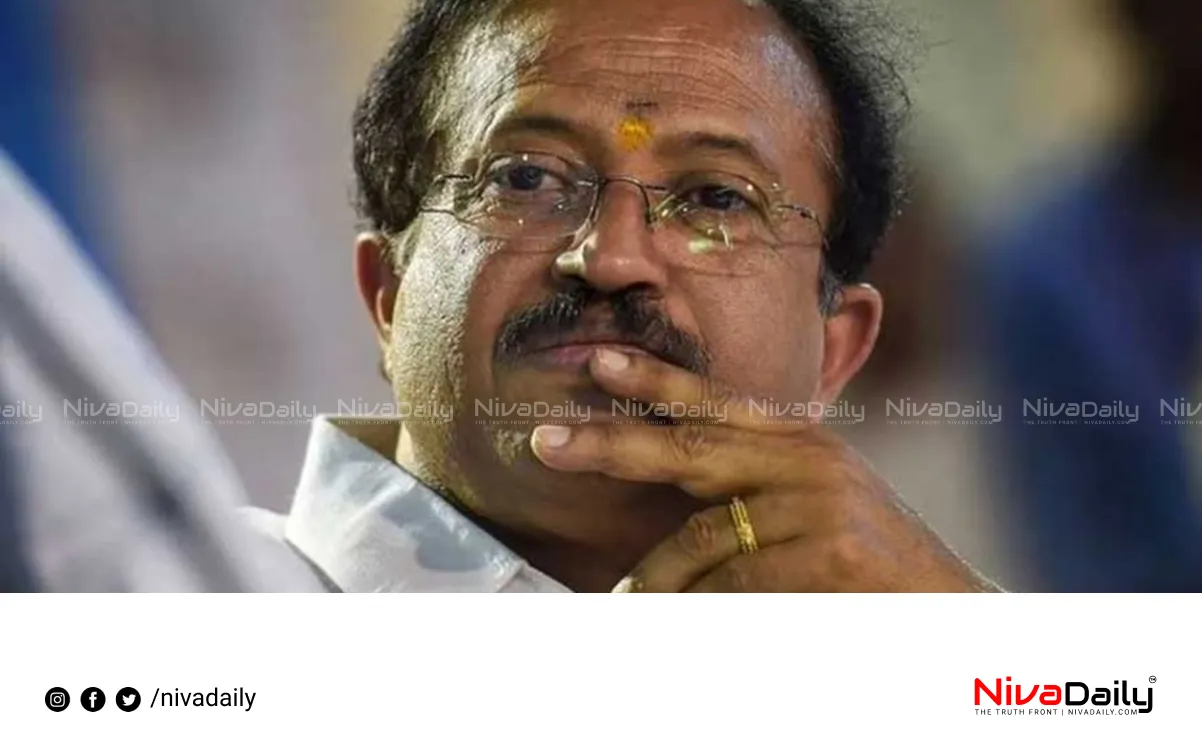 V Muraleedharan Kerala government criticism