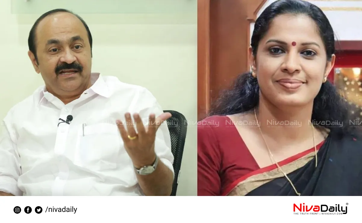 VD Satheesan PP Divya resignation