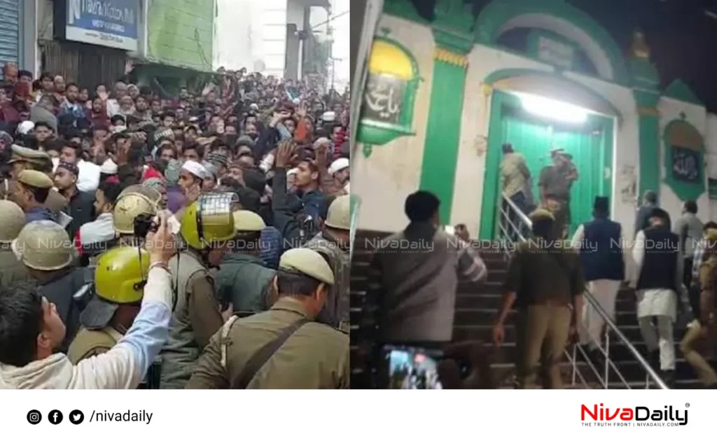 Mosque survey clashes Uttar Pradesh