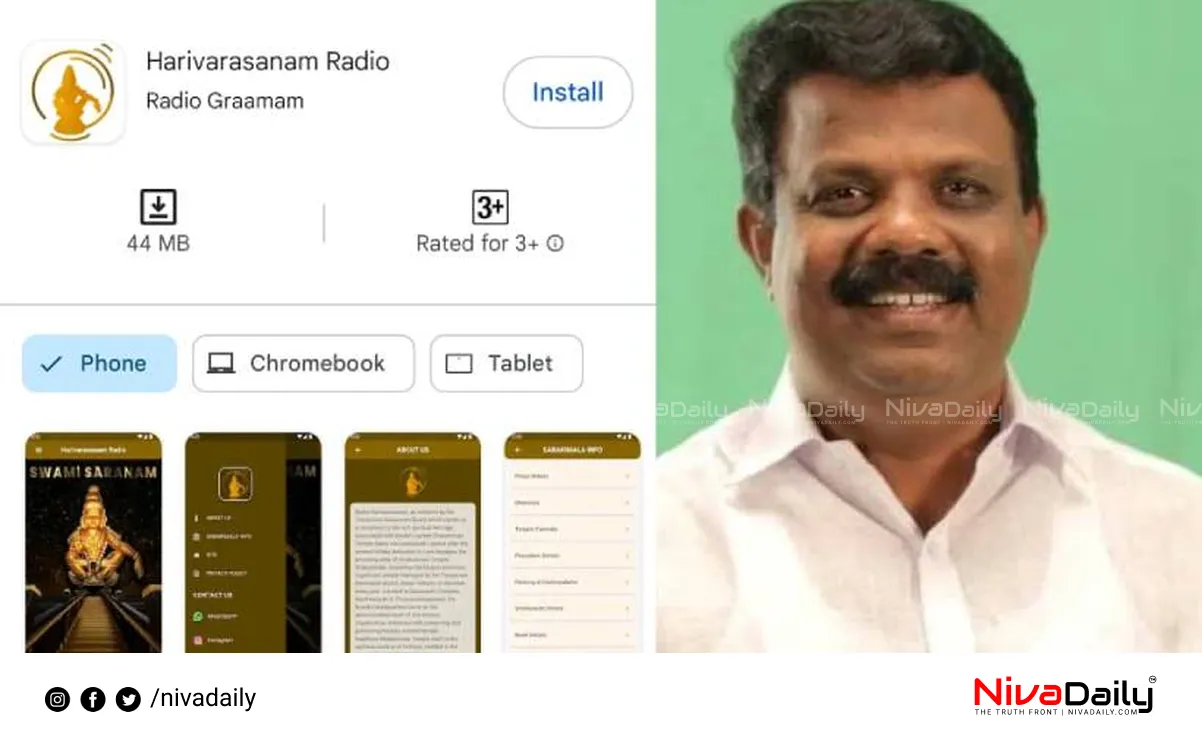 Sabarimala Harivarasanam Radio controversy