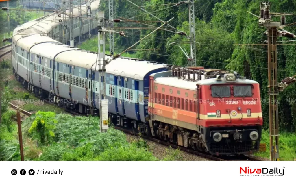 Railway track crack Kottayam-Ettumanoor