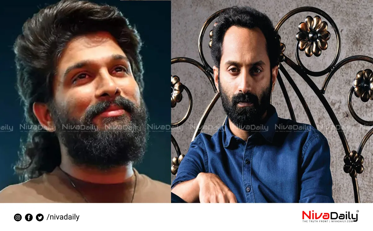 Allu Arjun Fahadh Faasil Pushpa 2