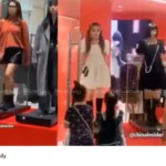 Chinese mall live models