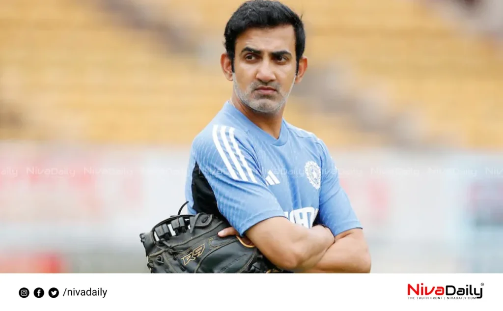 Gautam Gambhir coaching position