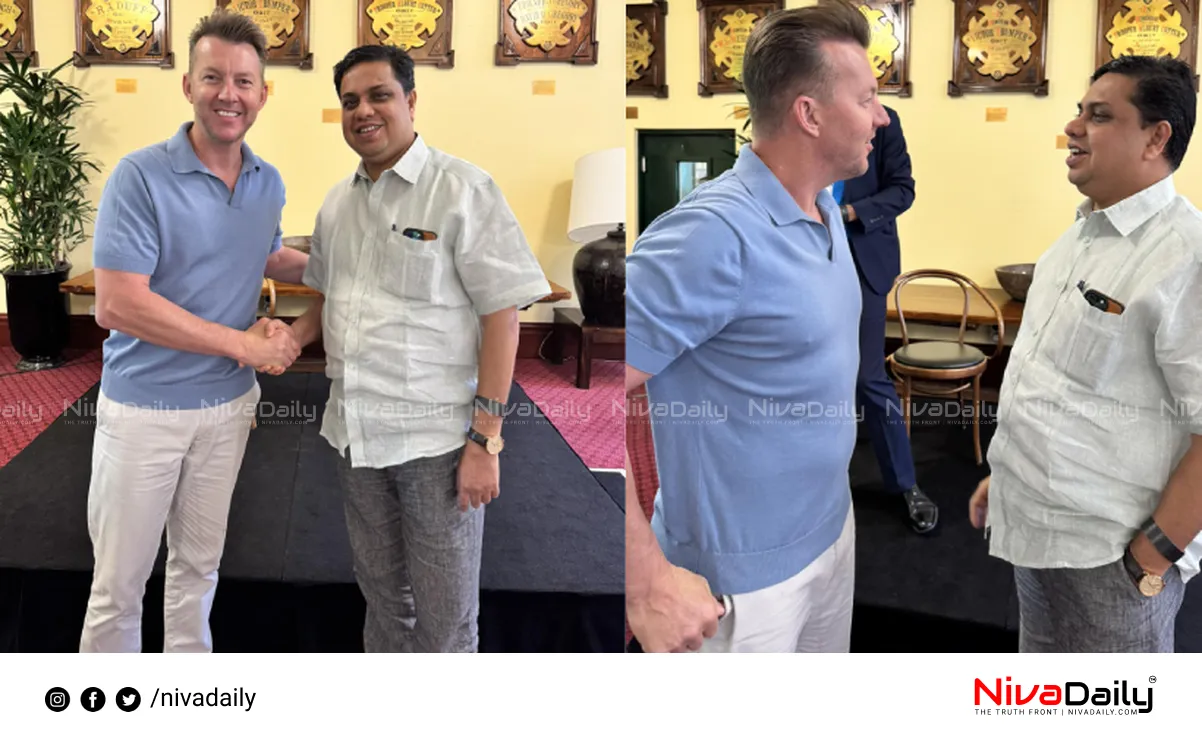 Brett Lee Kerala Speaker cricket heritage