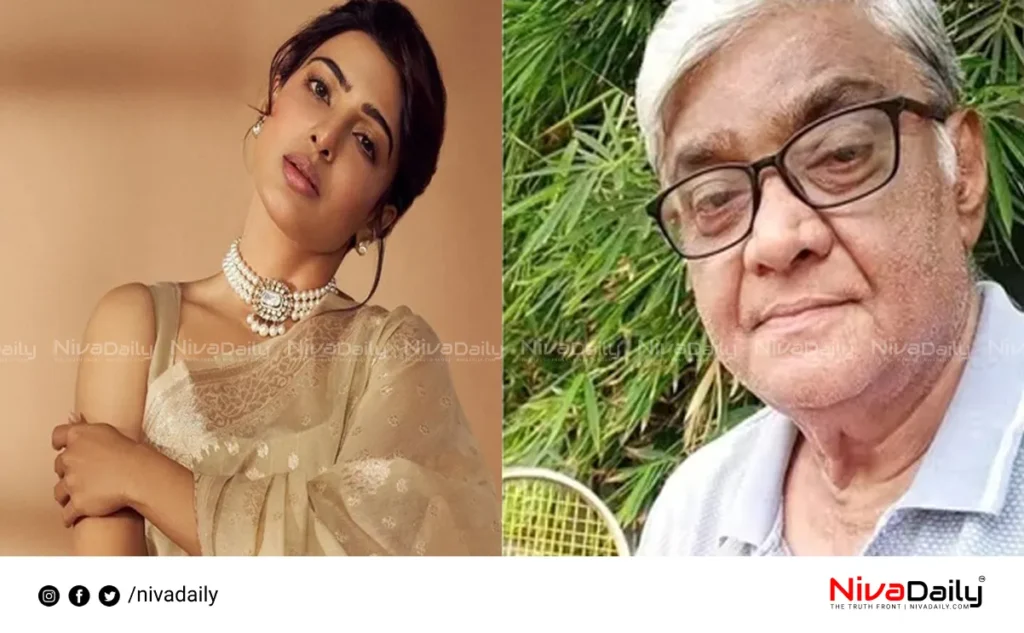 Samantha Ruth Prabhu father death