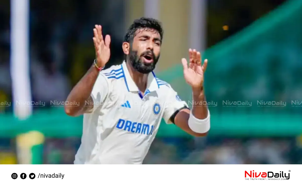 Jasprit Bumrah India captain Test