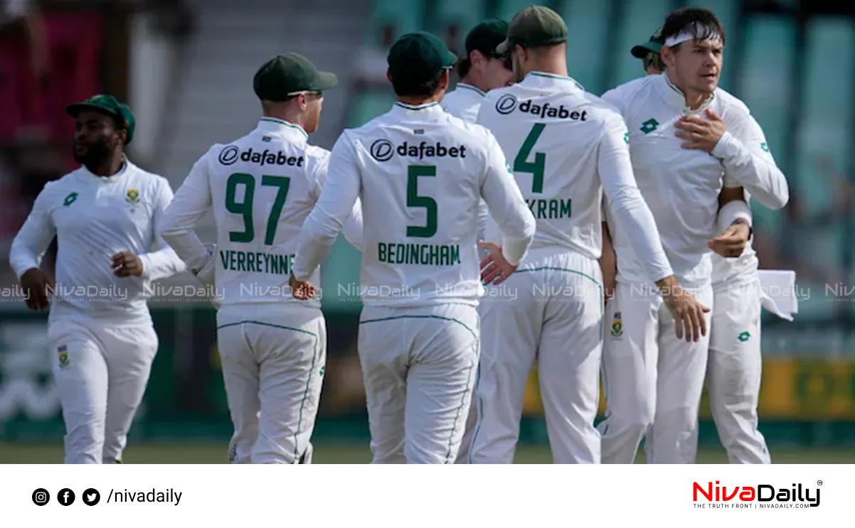 South Africa cricket test victory