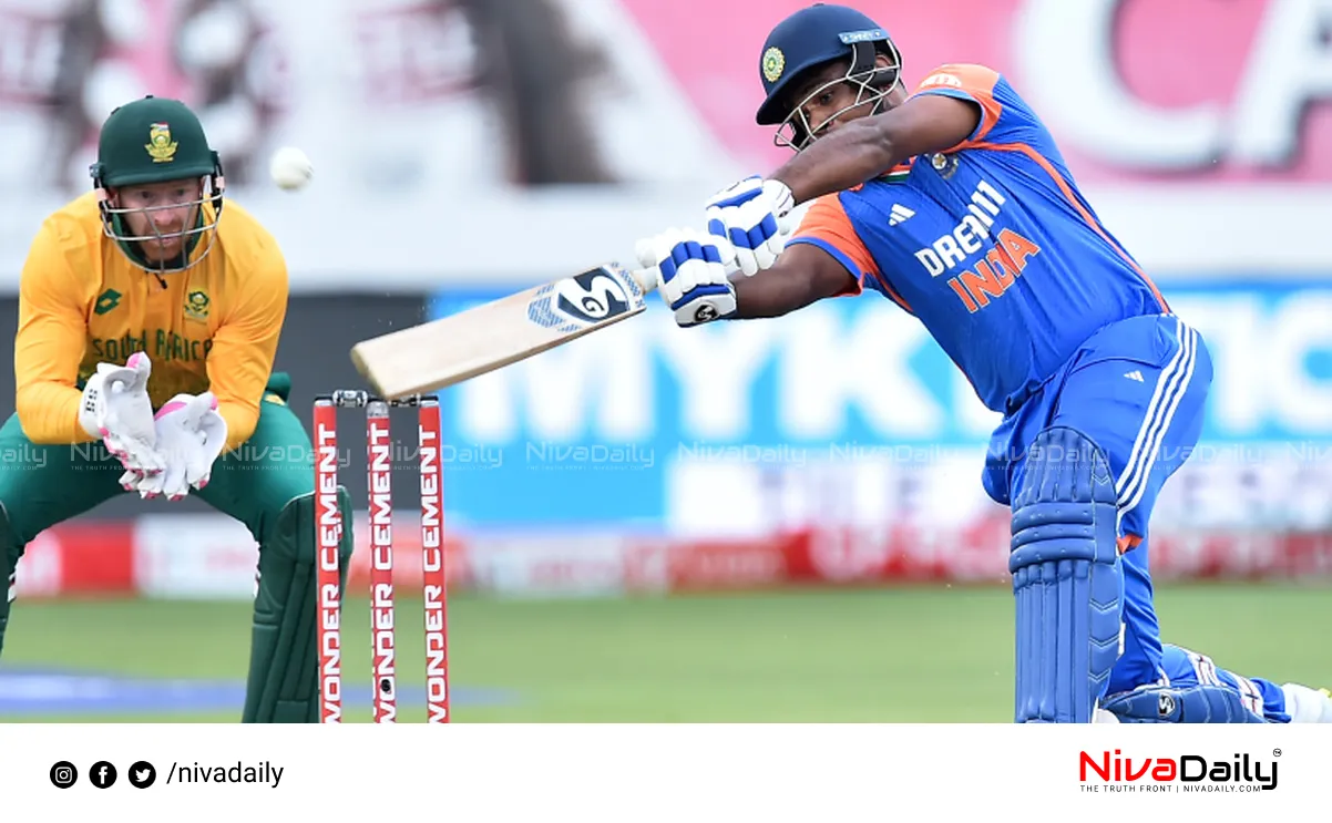 Sanju Samson century T20 India South Africa