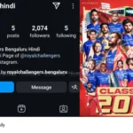 RCB Hindi account controversy