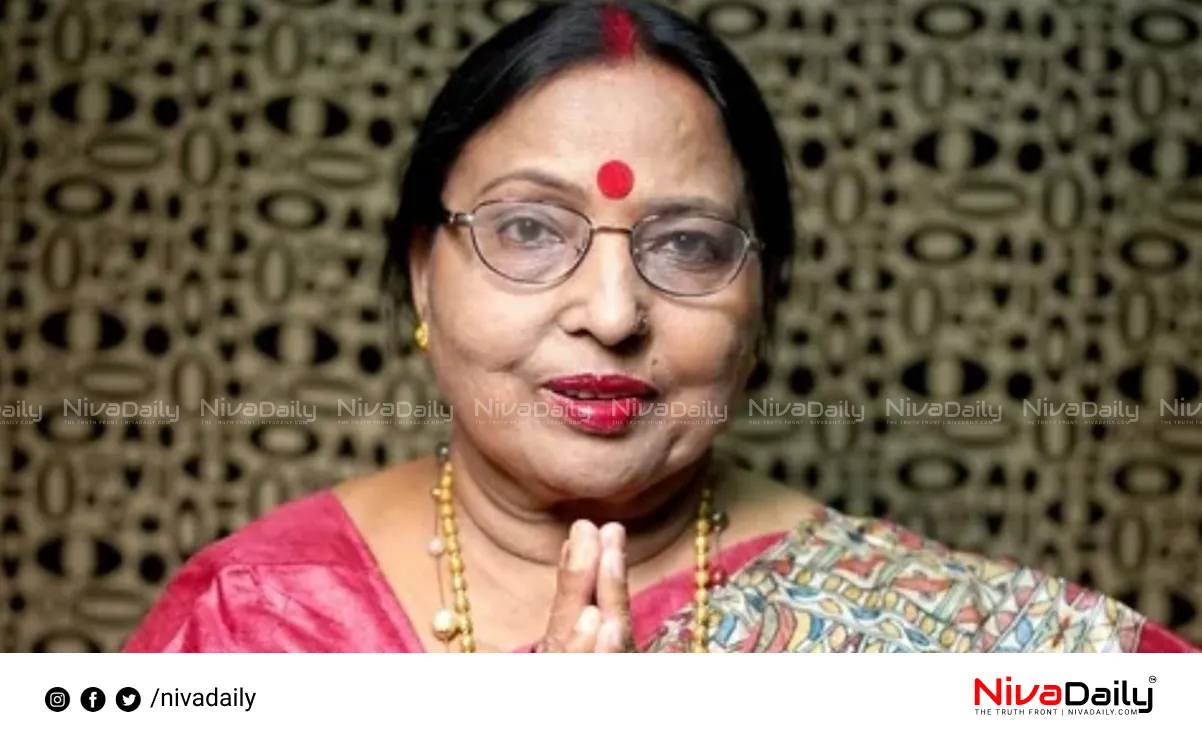 Sharda Sinha death