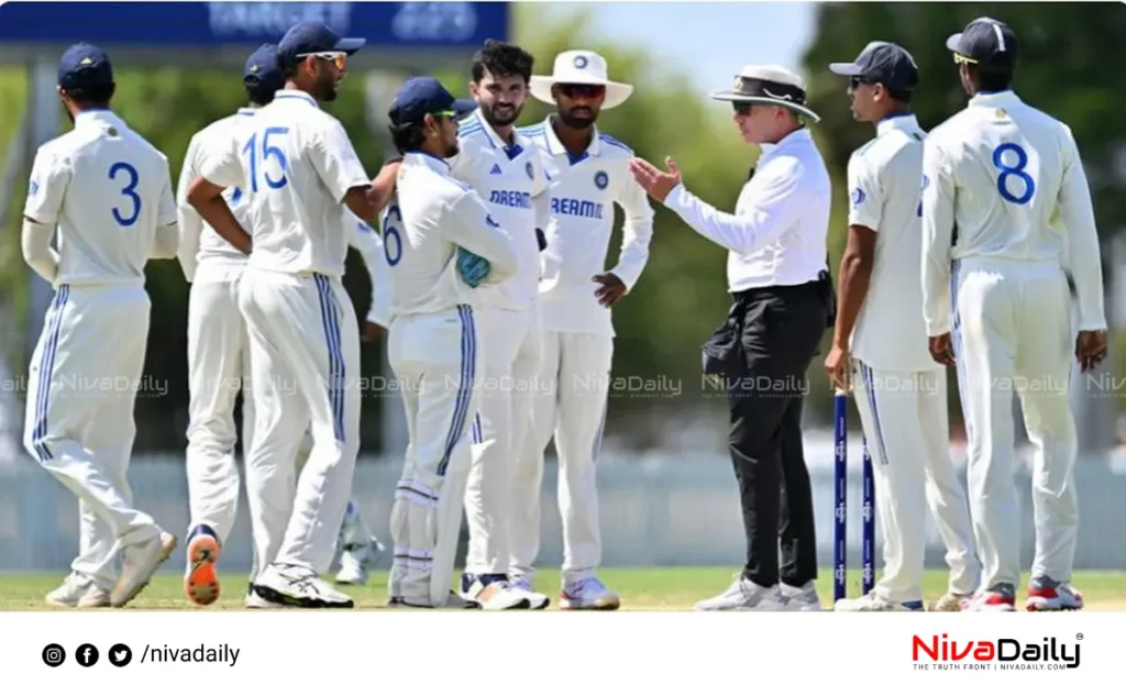 India A Australia A Test ball tampering