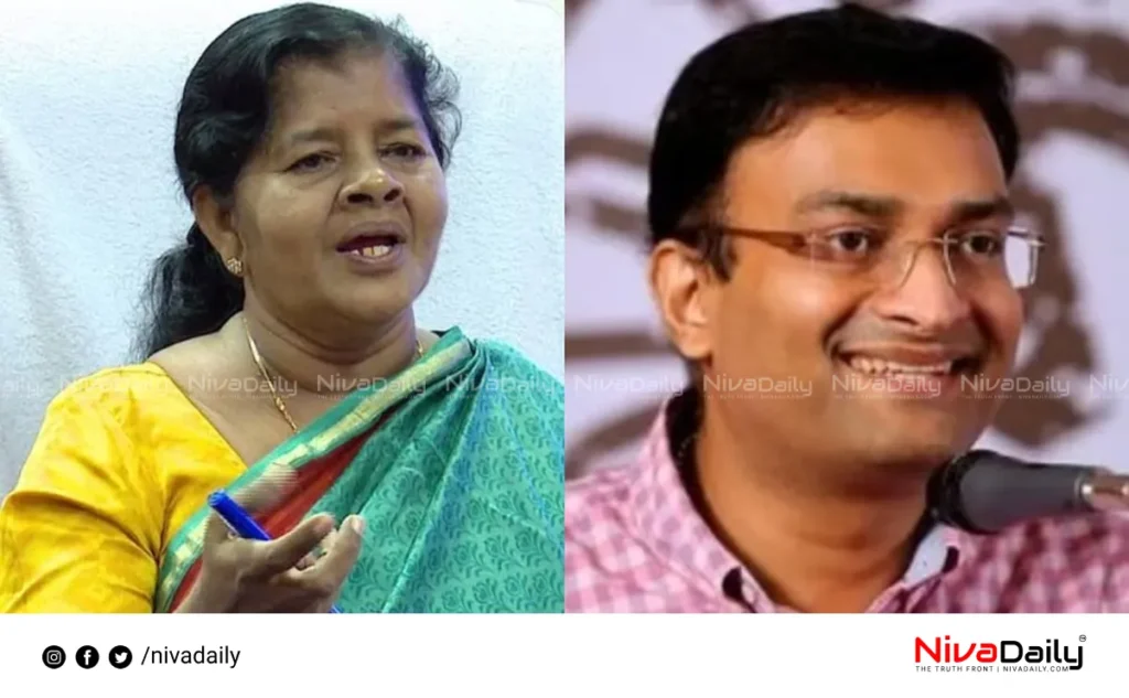 J Mercykutty Amma N Prashanth IAS controversy