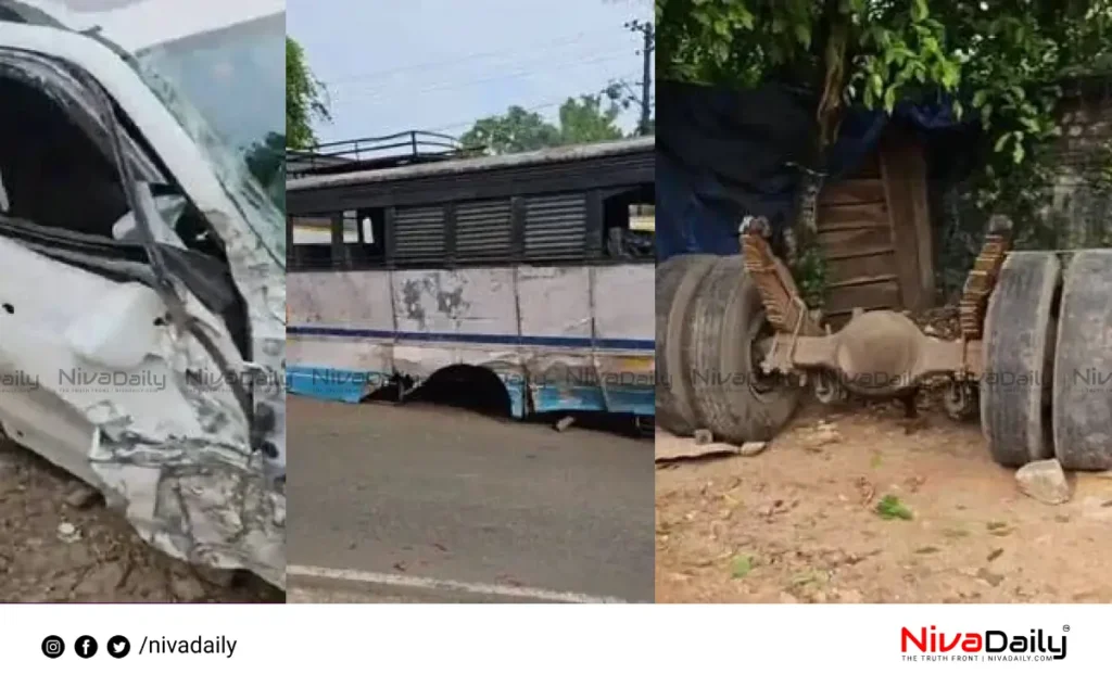 ksrtc and xuv accident