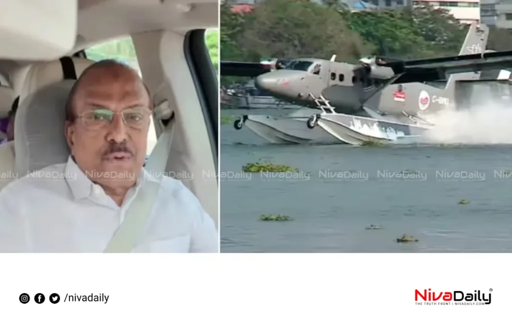 PK Kunhalikkutty seaplane project criticism