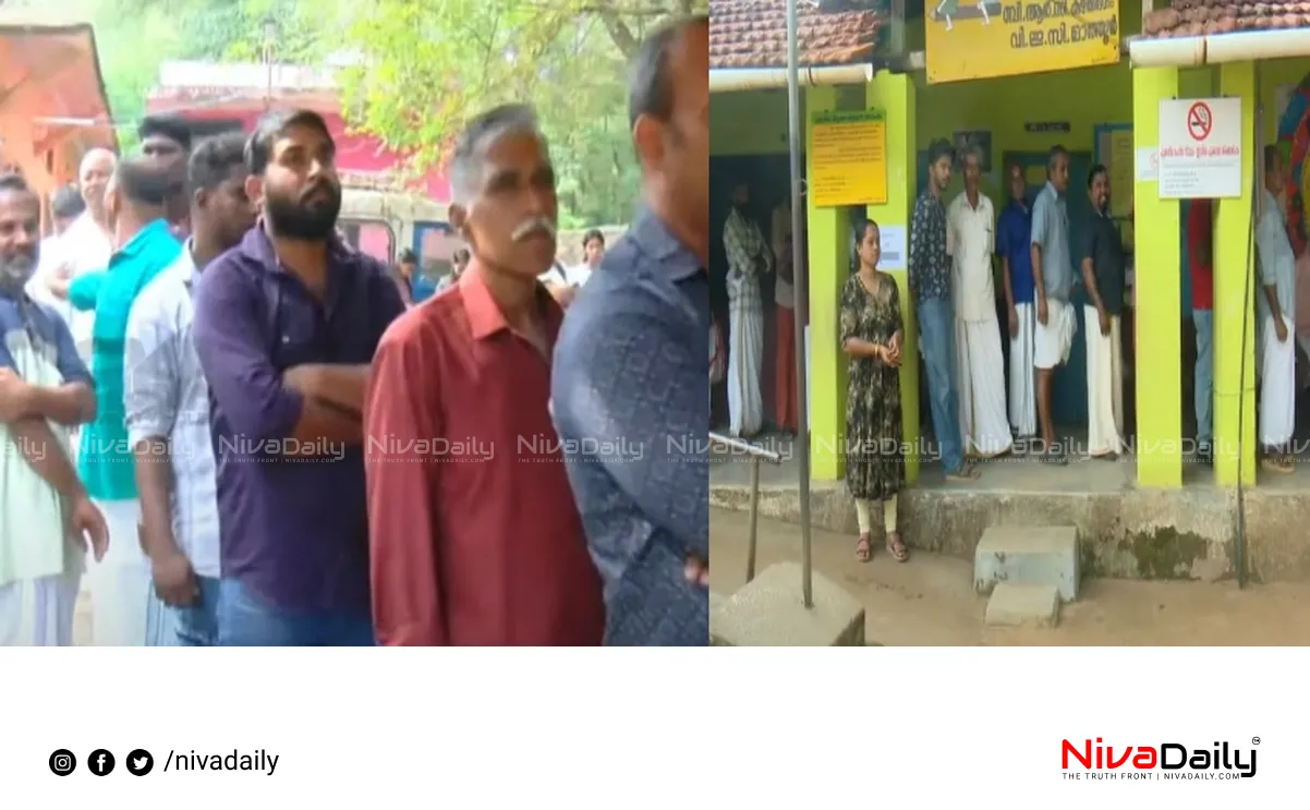 Palakkad by-election polling