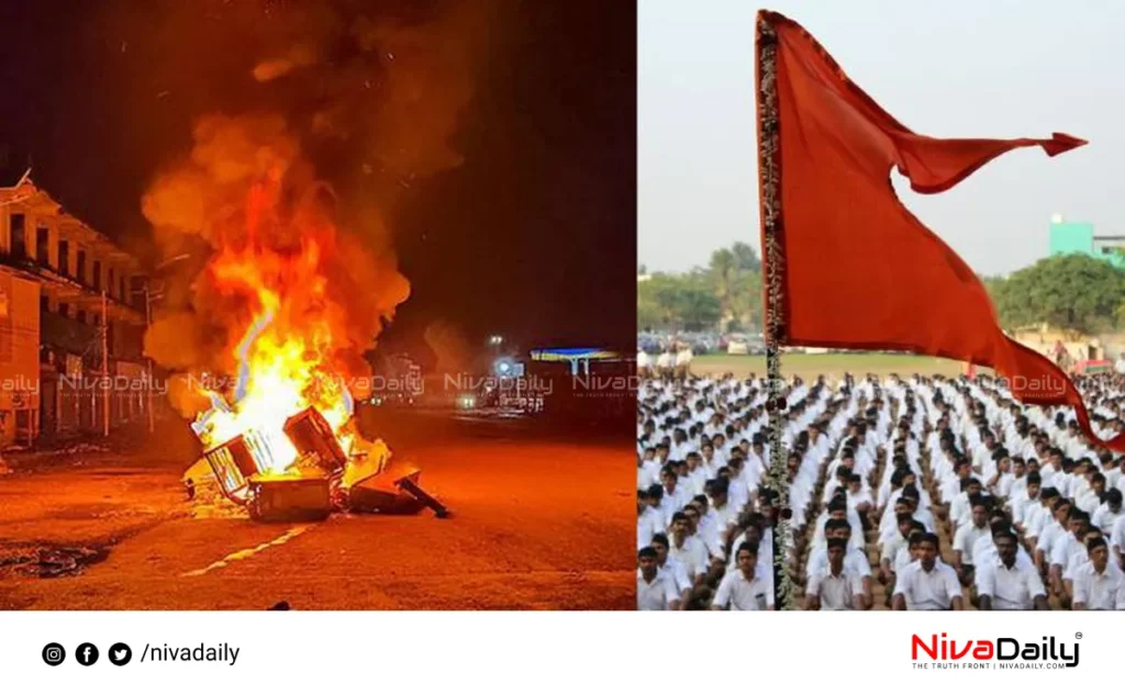 Manipur violence RSS response