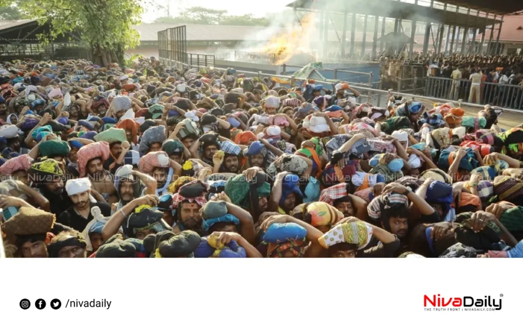 Sabarimala pilgrimage crowds