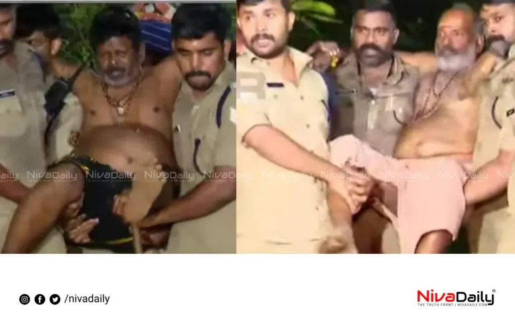 Sabarimala pilgrims rescue