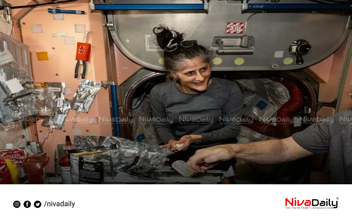 Sunita Williams health space station