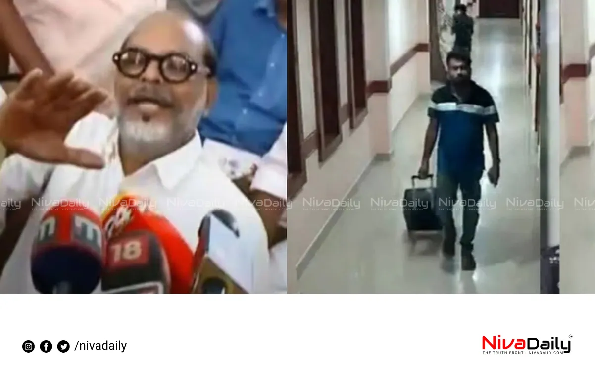 NN Krishnadas trolley bag controversy