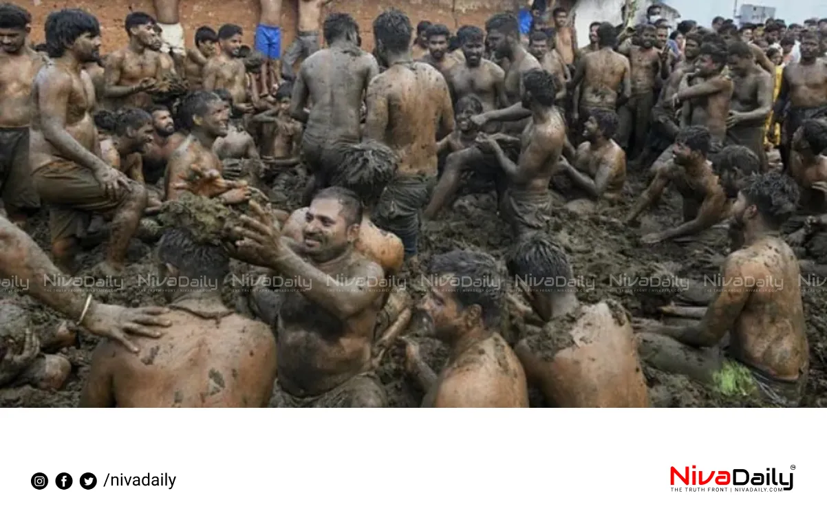 Diwali cow dung ritual Tamil Nadu