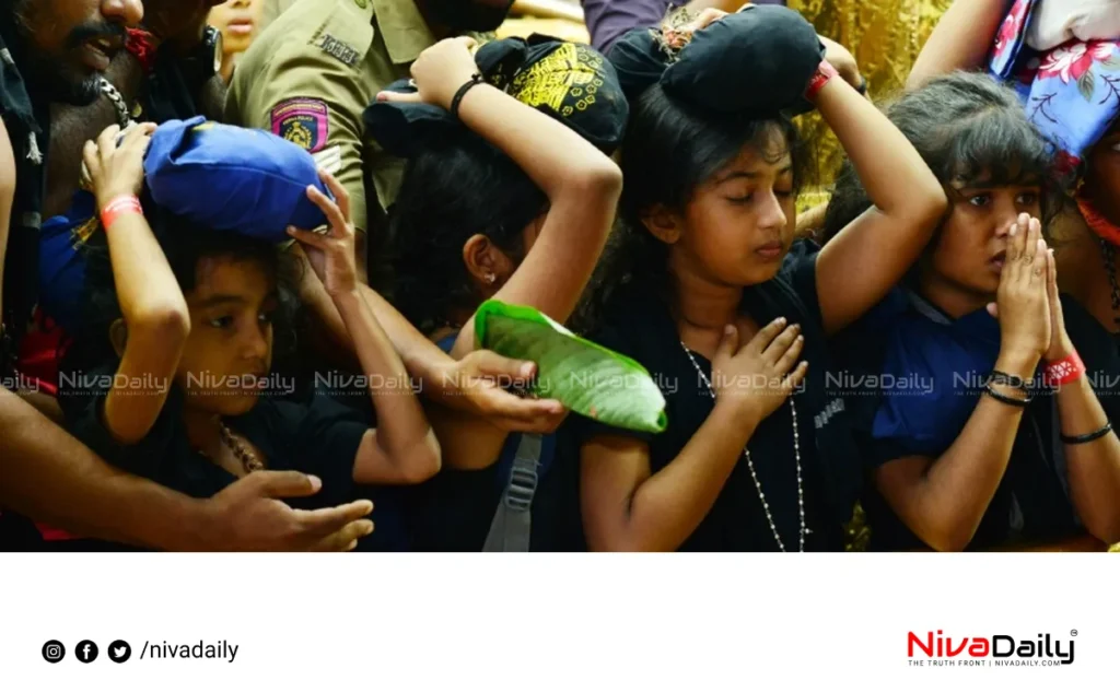 Sabarimala child pilgrims