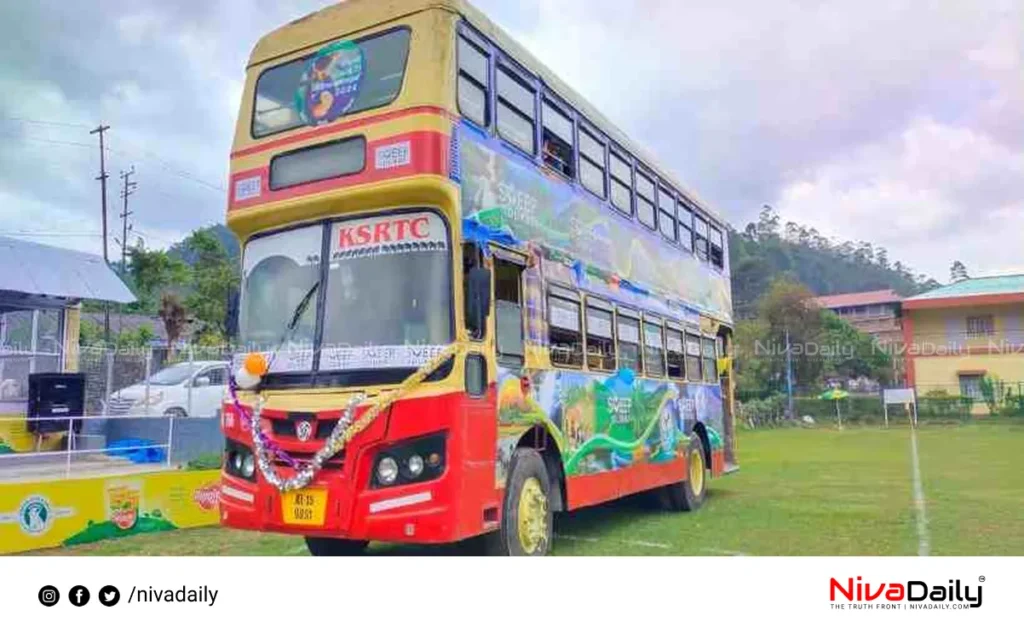 KSRTC Double Decker Bus Munnar