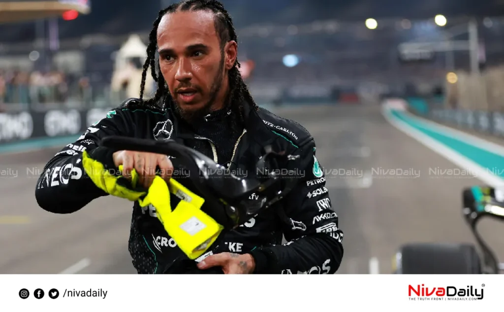 Lewis Hamilton Mercedes Abu Dhabi