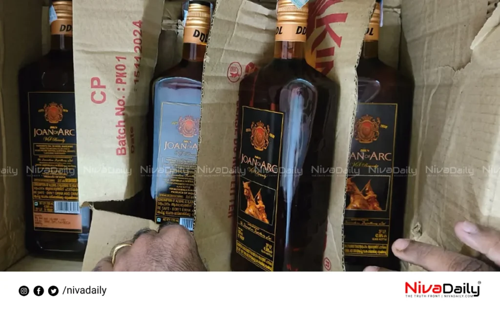 bribe liquor seized