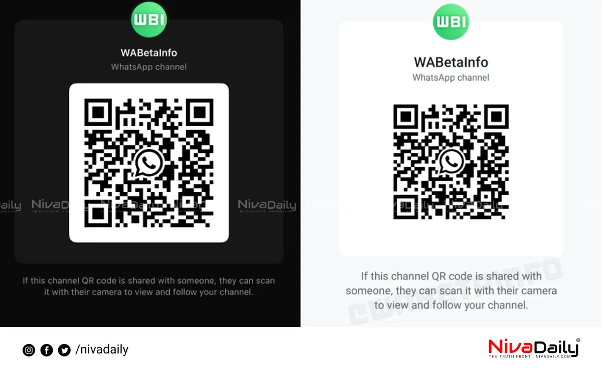 WhatsApp channel QR code