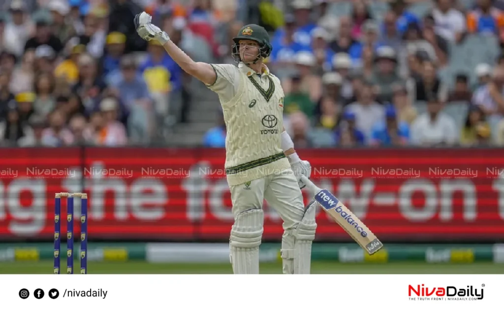 Steve Smith century Australia India Test