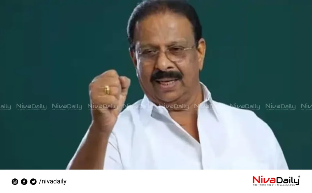 KPCC president K Sudhakaran