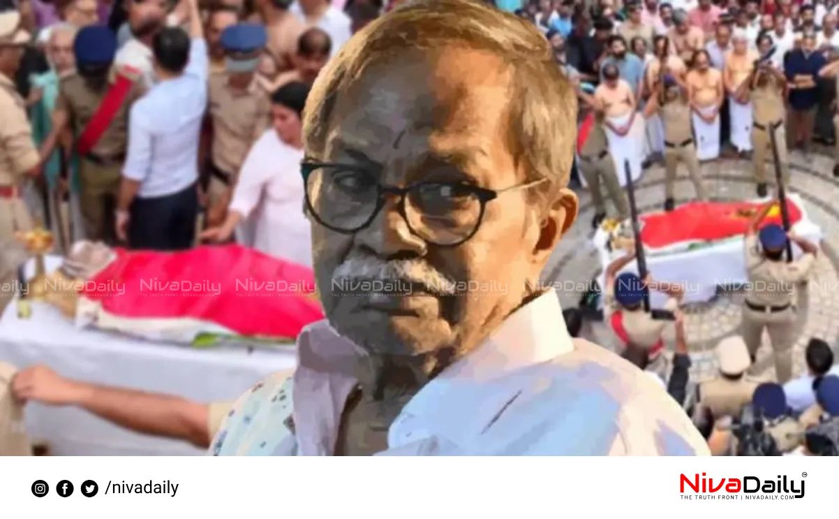 MT Vasudevan Nair death