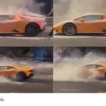 Lamborghini fire Mumbai