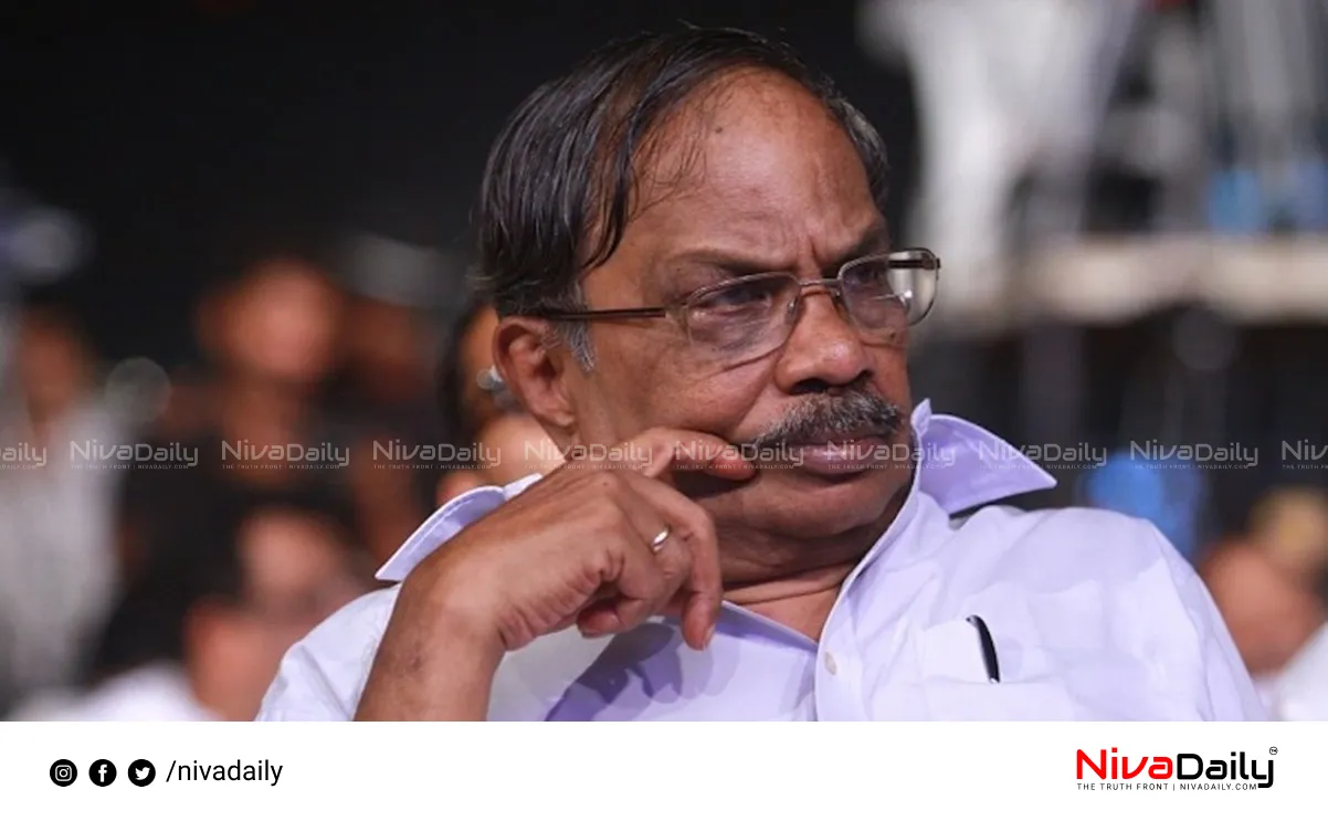 MT Vasudevan Nair health condition