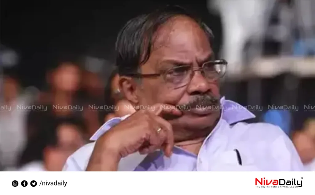 MT Vasudevan Nair health condition