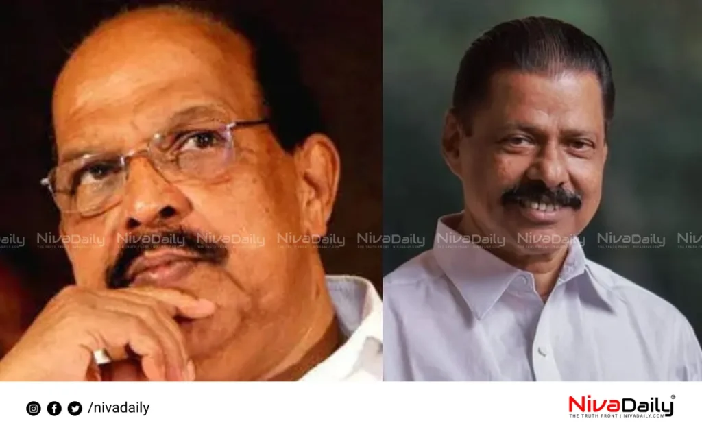 CPI(M) G Sudhakaran controversy