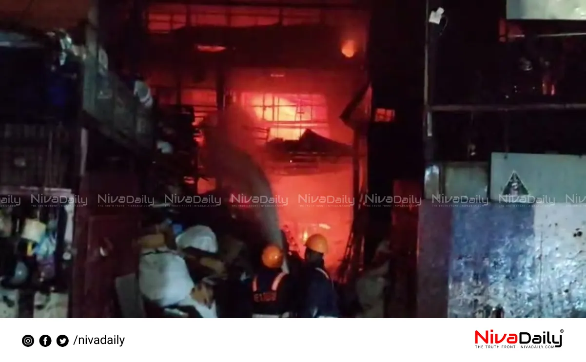 Kochi scrap shop fire