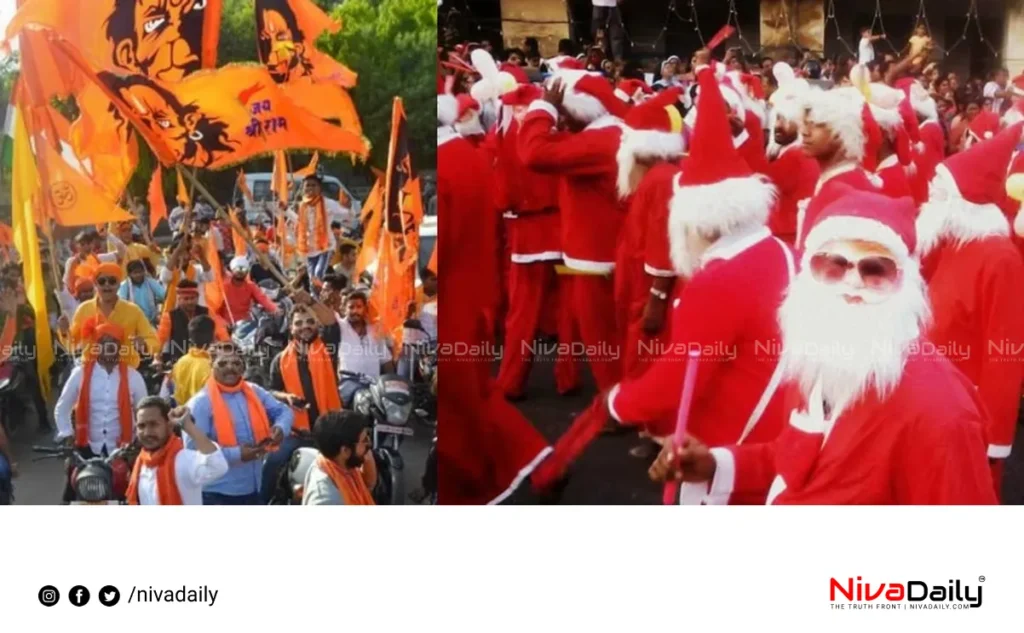 VHP activists arrested Palakkad school Christmas