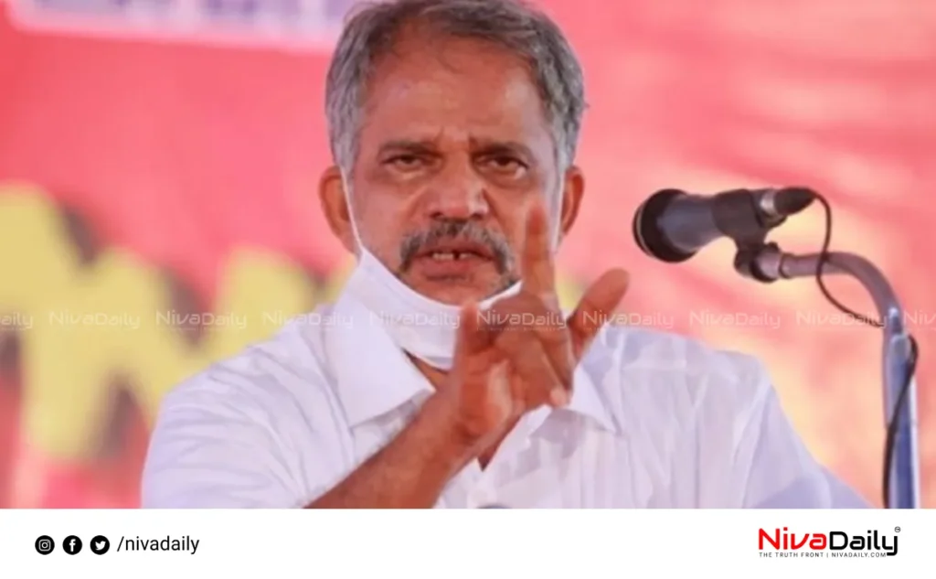 A Vijayaraghavan BJP criticism