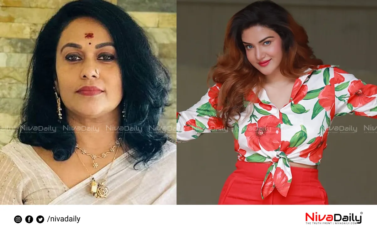 Seema G Nair supports Honey Rose