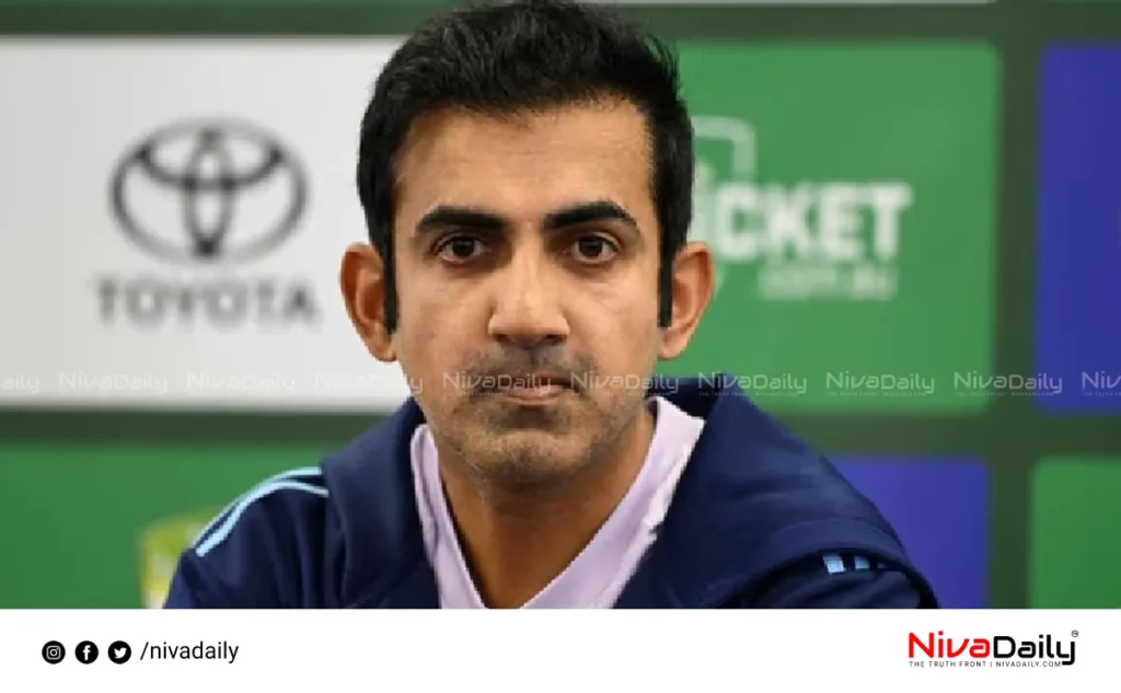 Gautam Gambhir team discomfort