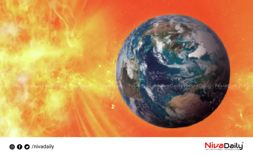 Earth's magnetic field weakening