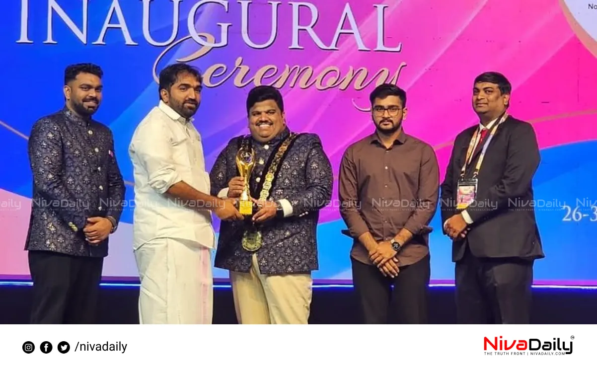 Chandy Oommen JCI Award