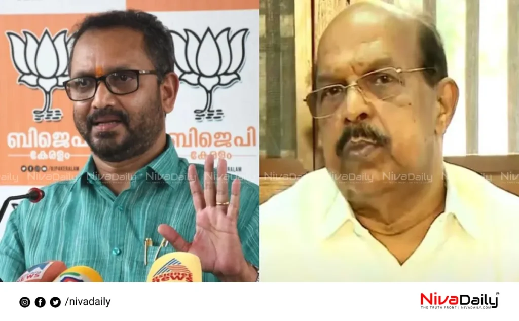 G Sudhakaran BJP praise