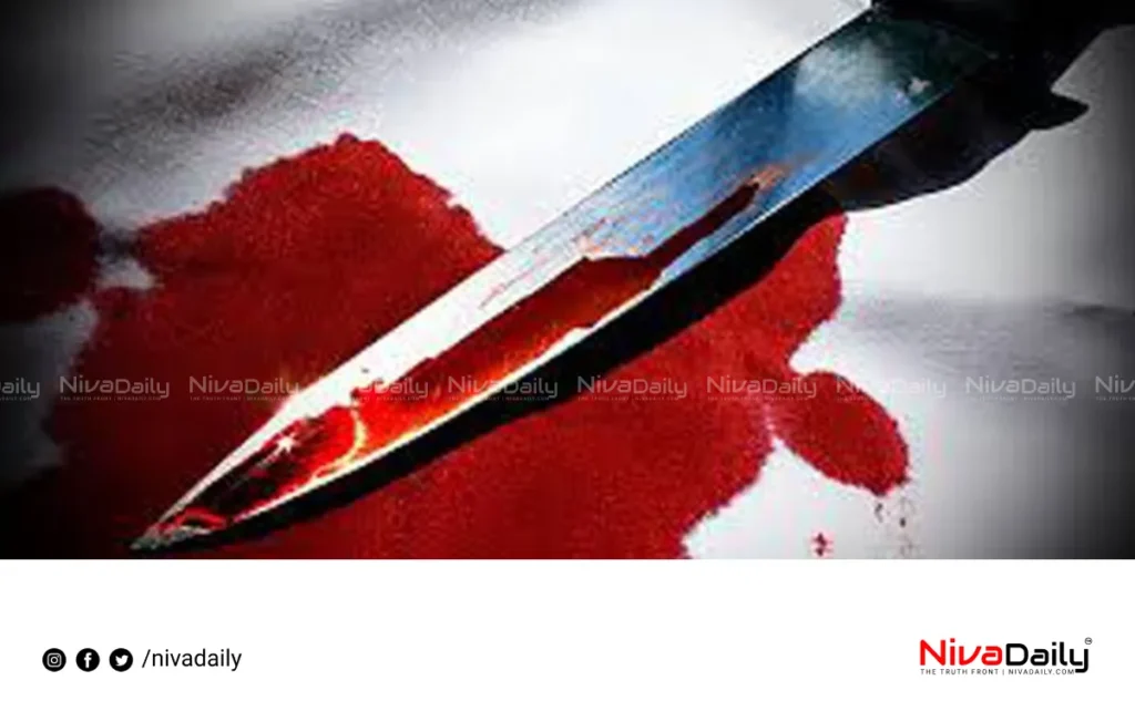 student stabbing